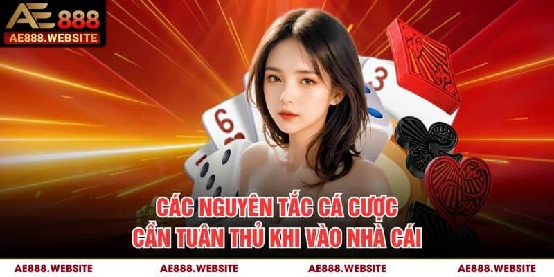 Các nguyên tắc cá cược cần tuân thủ khi vào nhà cái
