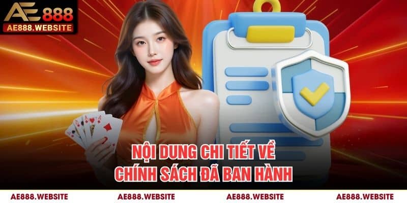 Nội dung chi tiết về chính sách đã ban hành
